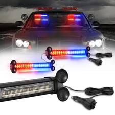 Wineco Emergency Led Strobe Traffic Advisor Lights Bar Car Redblue