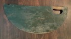 Primitive Antique 1851 Painted Scandinavean "Skätkinvar" Flax Scutching Knife — photo 5