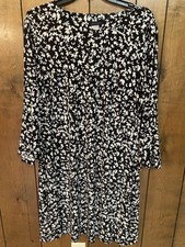 Tommy Hilfiger Women's Black And White Floral Dress, NWT