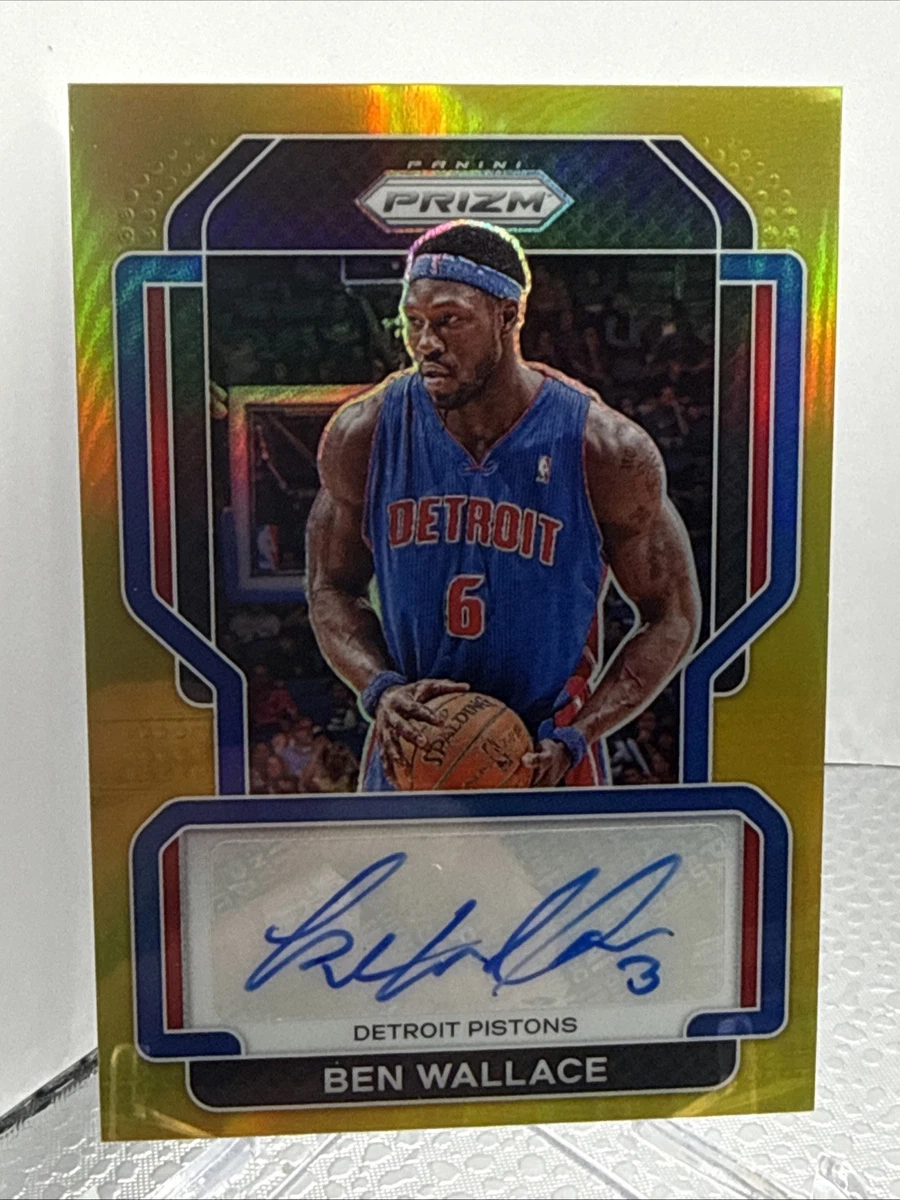 Ben Wallace Basketball Autographed Sports Trading Cards