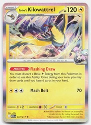 Iono's Kilowattrel 072/217 Ascended Heroes Holo Rare