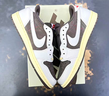 Jordan 1 Retro Low OG SP Travis  Scott Reverse Mocha Men's DM7866-162 Size 8 US