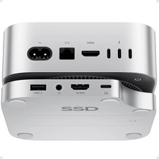 Mac Mini M4 Dock with 4TB M.2 SSD Enclosure SSD NOT Included , Mac Mini M4/ M4