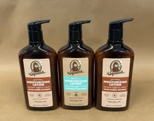 3 Dr Squatch Moisturizing Hand Body Lotion Wood Barrel-Coconut  Castaway  10oz