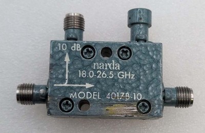 Narda 4017B-10 RF Coupler 18-26.5GHz 10dB 3.5mm Coaxial Directional Coupler