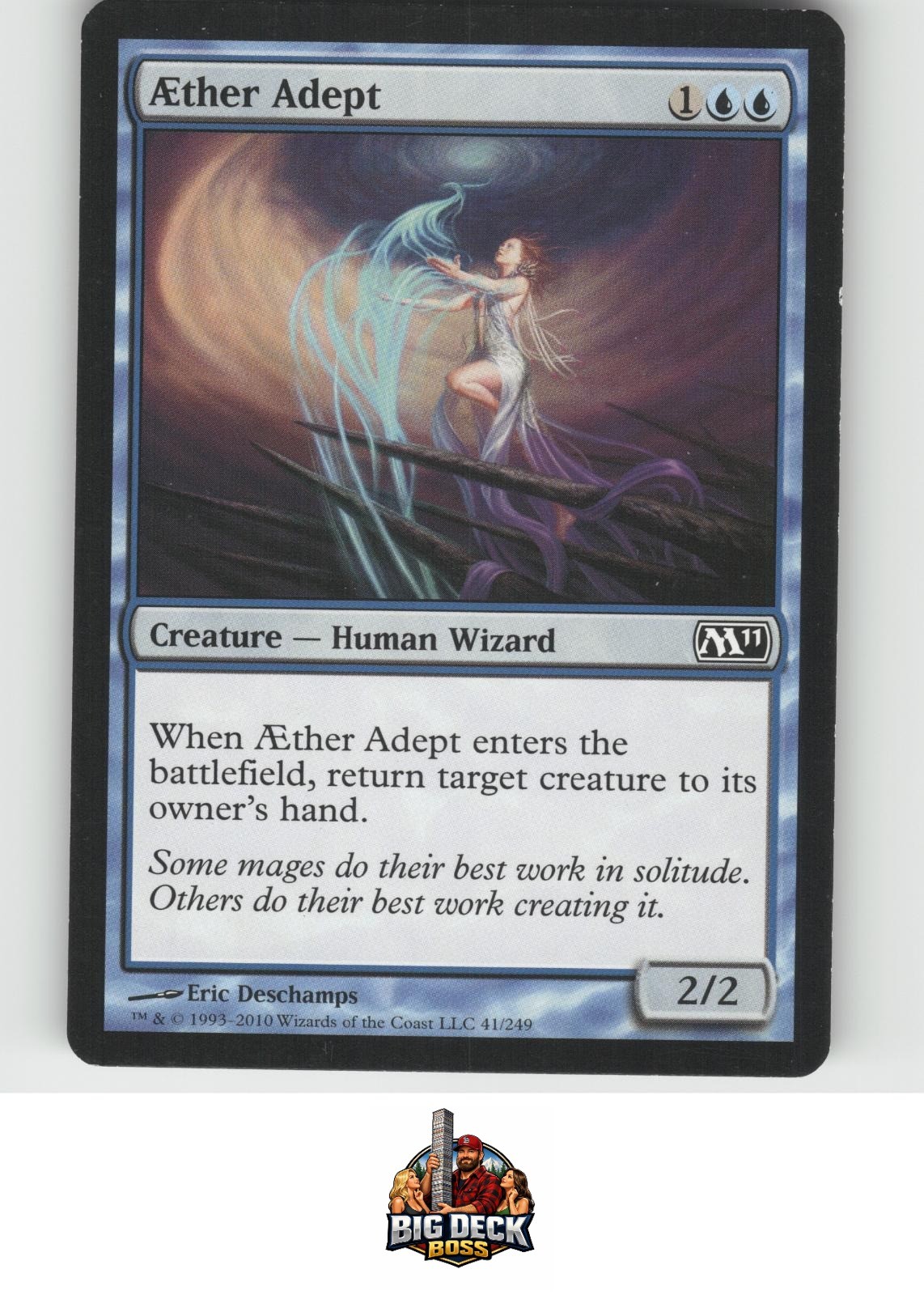 Aether Adept Magic 2011 (M11) Common 41 MTG Moderately Played