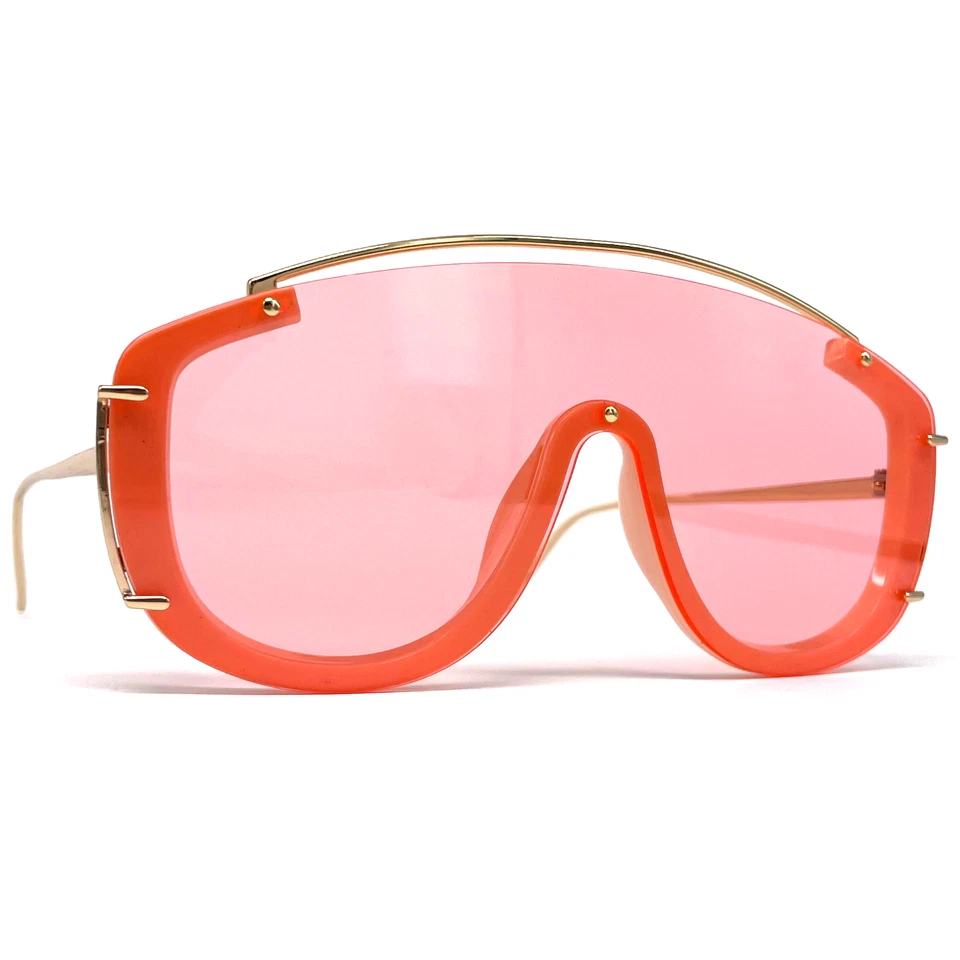 Gafas de sol "SCUDO" vintage NOS - Italia años 80 - RARAS - grandes - rosa / dorado Foto 4 de 4