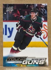 2022-23 Nathan Smith Upper Deck Young Guns Rookie Card #206. rookie card picture