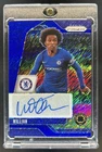 2025 Panini Prizm FIFA Club World Cup Soccer Blue Shimmer Willian #S-W