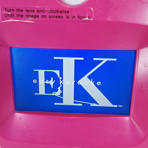 Easy Karaoke EKG15T Pink Karaoke Machine with Screen + 2 microphones + CD's - Picture 11 of 16