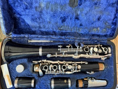 Hammerschmidt B-Klarinette Nr. 10 (Oehler-System)   Profi-Instrument Versilbert