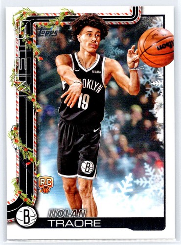 Nolan Traoré – 2025-26 Topps Holiday Basketball · Base Cards #H179 Nolan Traore