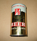 PB Class A Beer Can SS Steel Bottom Opened Brewed with Pure Artesian Well Water — photo 5