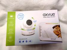 axvue Video Baby Monitor 4.3 Screen Pan Tilt Camera Model E9650W