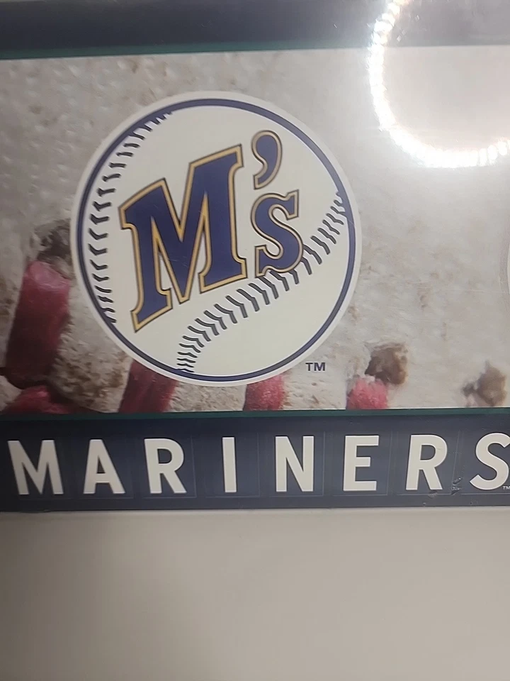 Seattle Mariners Retro Logo's Wood Sign 9x30 Wincraft MLBP 2016 - Image 4 of 4