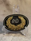 Civil War Police Department Bullion Cap Badge (“PD”), By John A. Baker