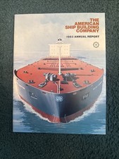 1983 American Ship Building Company George Steinbrenner NY Yankees Annual Report