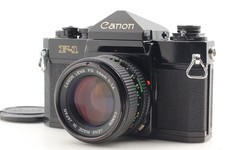 NEAR MINT Canon F-1 SLR Film Camera Late Model Body NFD 50mm f/1.4 lens Japan