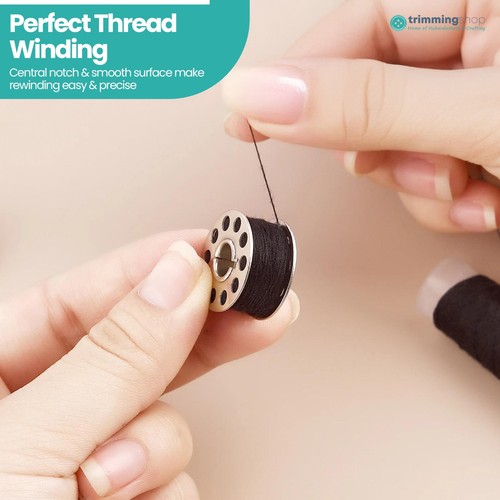 1-200x Metallspulen - Nähmaschine Stahlspule universal passend für die meisten Marken - Bild 8 von 12