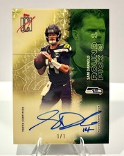 Marketplace image: 2025 Topps Signature Class Sam Darnold #47 SUPERFRACTOR Auto 1/1 -  Seahawks
