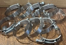 Breeze TB275SS Stainless Steel T-Bolt Clamp Dia: 2.75"-3.06" Box of 10