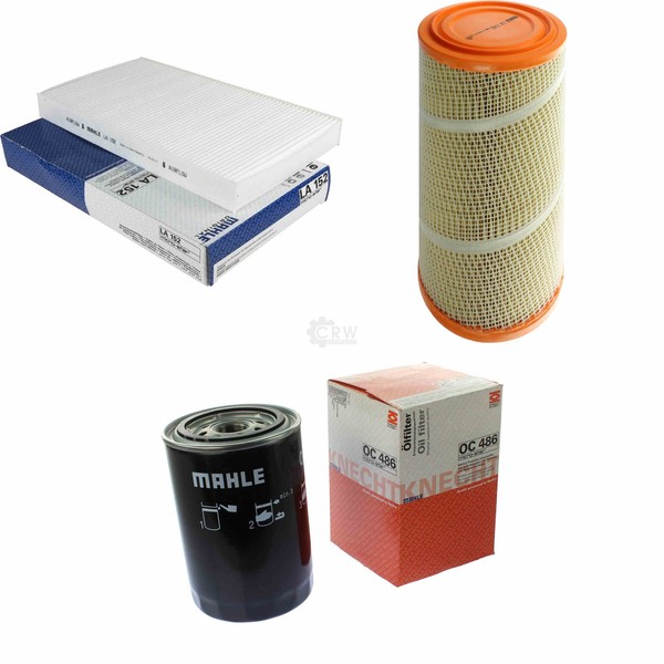Mahle / Knecht Innenraumfilter LA 152 Luftfilter LX 1142 ÖLfilter OC 486-image