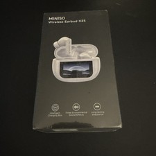 NIB SEALED - MINISO Wireless Earbud MS162 Bluetooth Headphones - BLACK