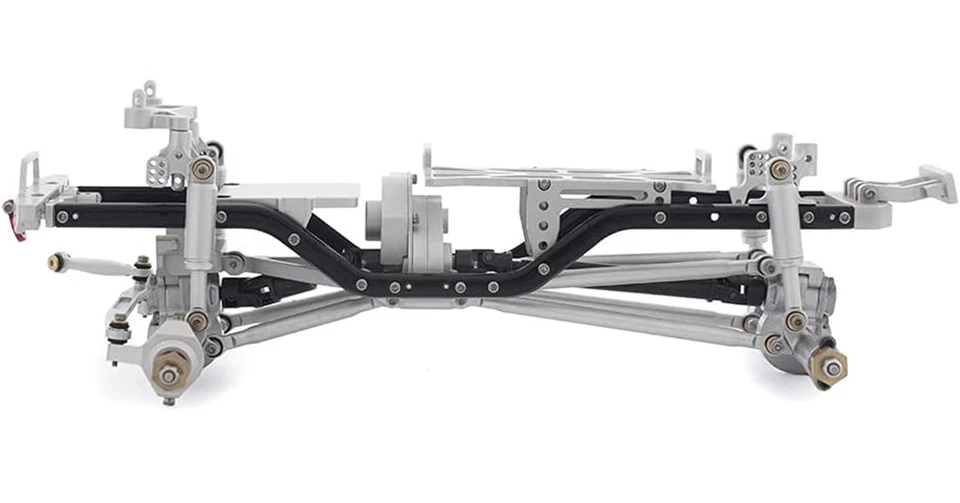 Complete Alloy Conversion Kit w/ 133 Wheelbase for 1/24 SCX24 Deadbolt Crawler - Image 2 of 4