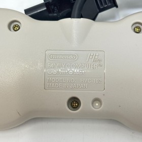 Nintendo AV Famicom Console HVC-101 2 Dogbone Controllers Tested kuchibashi17