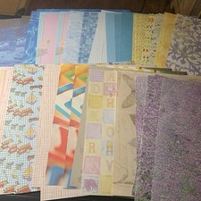 Colorbok- 12x12 Scrapbook Paper Mixed Lot 54 Pages