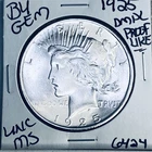 1925 P BU GEM PEACE SILVER DOLLAR UNC MS+++ U.S. MINT RARE COIN 6424