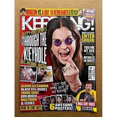 OZZY OSBOURNE KERRANG NO.1538 MAGAZINE OCTOBER 11 2014 - OZZY COVER WITH MORE IN