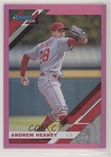 2019 Panini Donruss Holo Pink Andrew Heaney #160 b1p