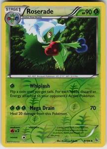 Pokemon Roserade 9/106 XY - Flashfire Reverse Holo card
