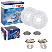Bosch Bremsscheiben 240Mm + BelÄGe Hinten Passend FüR Opel Astra H