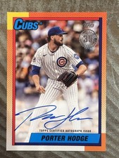 2025 Topps Update Porter Hodge 1990 Topps Baseball Auto #90B2-PH