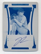 2023 National Treasures Rookie Signature Printing Plate Cyan JR Ritchie Auto 1/1