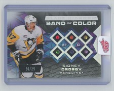 2025-26 Upper Deck Black Diamond Band of Color Sidney Crosby 20/25