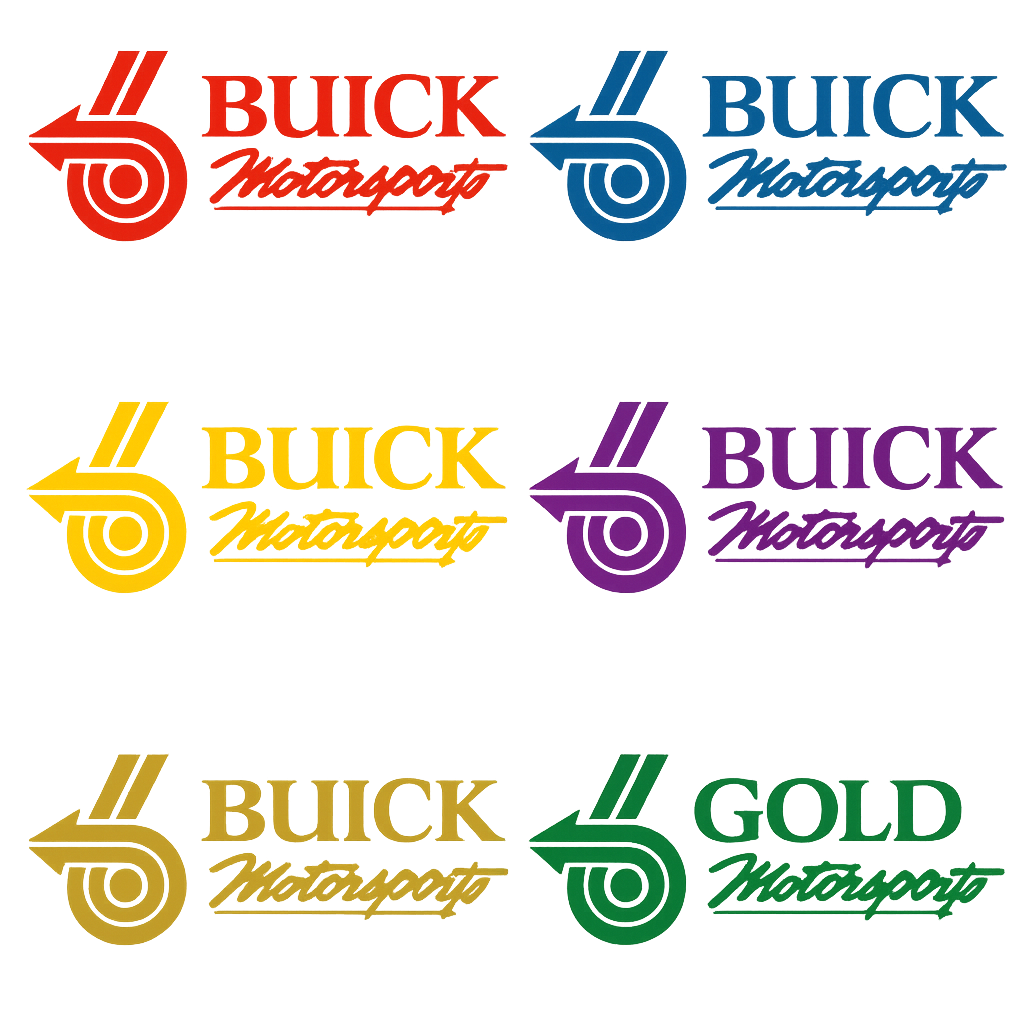 Regal Ride Decal Buick Regal Grand National Buick Motorsports Premium decal 9x3 multi ...