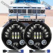 2pcs Fit 1975-1979 Ford F-100 F-250 F-350 7