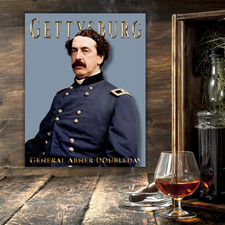 Gettysburg Collection Poster Print Featuring General Abner Doubleday Historical 