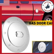 Triple Chrome Fuel Tank Gas Door Cap Cover for 99-06 SILVERADO Chevrolet GM