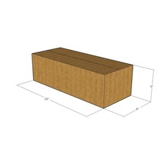 15 20x8x6 Kraft Brown Corrugated Shipping Boxes 32 ECT Single-Wall New