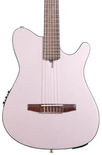 Ibanez FRH10N Thinline Nylon Acoustic-electric Guitar - Rose Gold Metallic Flat