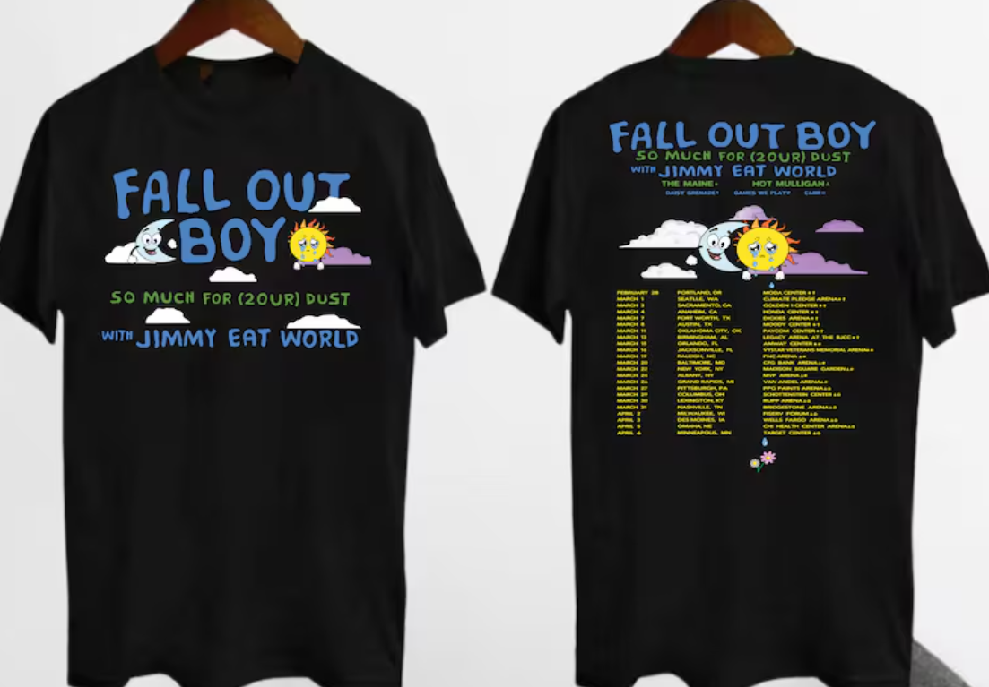 Fall Out Boy Concert Tour 2024 t shirt, MOTHER DAY -TRENDING shirt double side