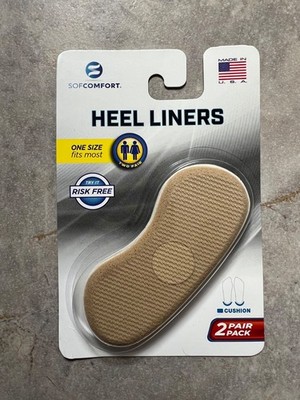 Sof Comfort Foam Heel Liners 2 Pairs