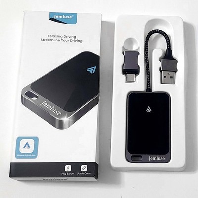 Jemluse ANDROID AUTO Wireless Adapter Converts Wired to Wireless [S18]