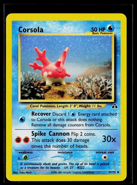 Corsola #37 (Neo Discovery (2001))
