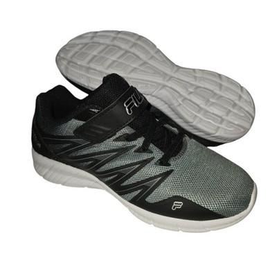 FILA - Fantom 8 - Strap Kids Sneakers - Black/Gray - Various Sizes