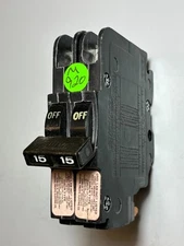 Federal Pacific FPE NC215 Twin Tandem 15-AMP 2P 120/240V  TESTED 60-DAY WARRANTY